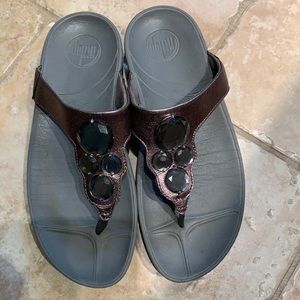 Gray Fitflop Sandals